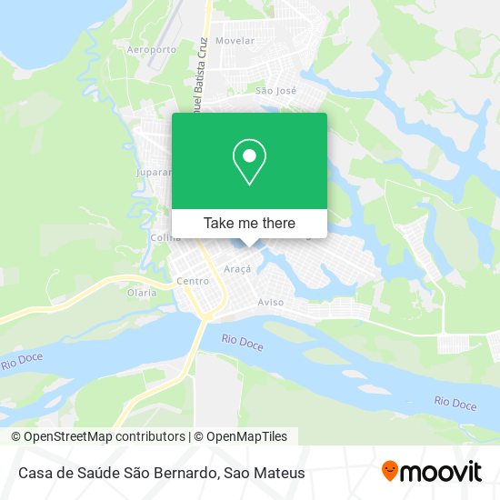 Casa de Saúde São Bernardo map