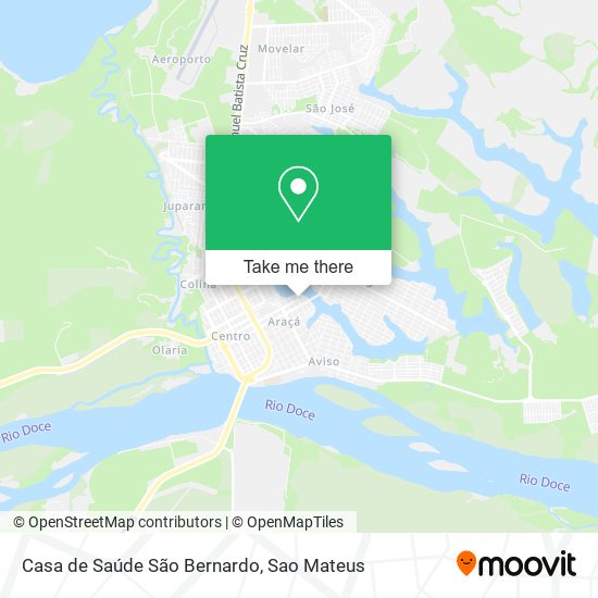 Mapa Casa de Saúde São Bernardo