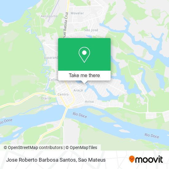 Mapa Jose Roberto Barbosa Santos
