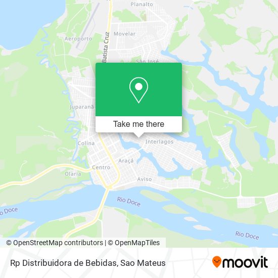 Rp Distribuidora de Bebidas map