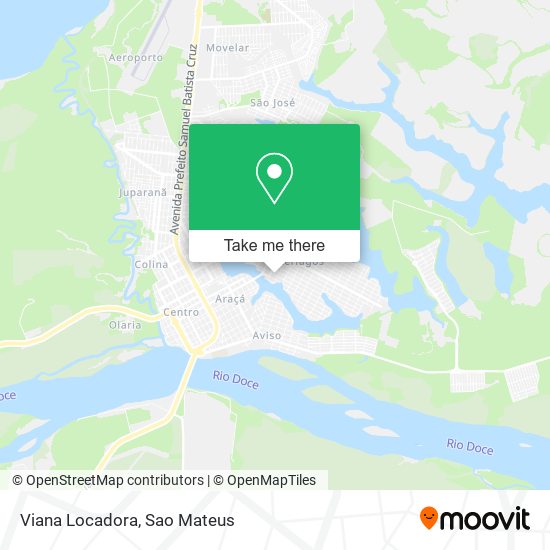 Viana Locadora map