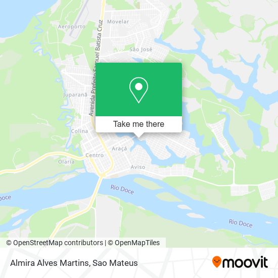 Almira Alves Martins map