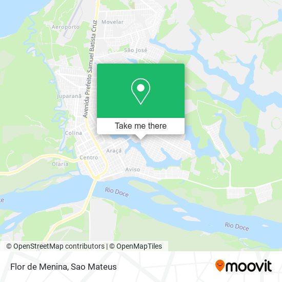 Flor de Menina map