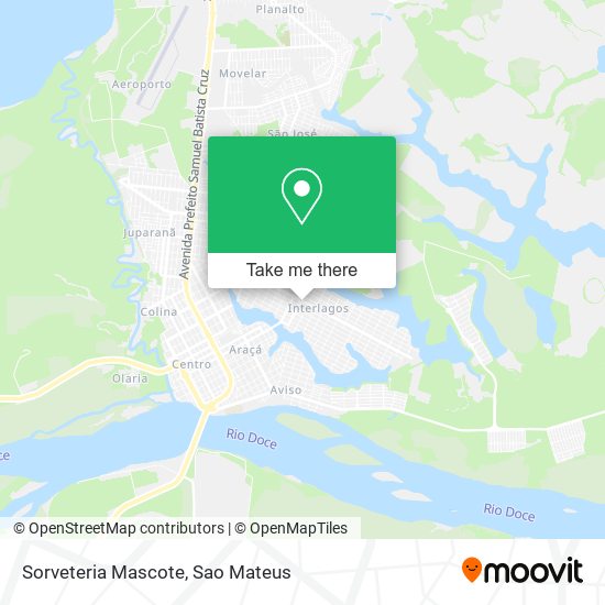 Sorveteria Mascote map