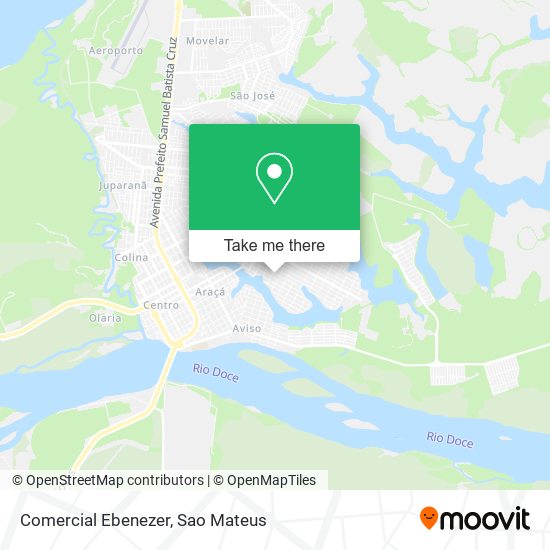 Comercial Ebenezer map