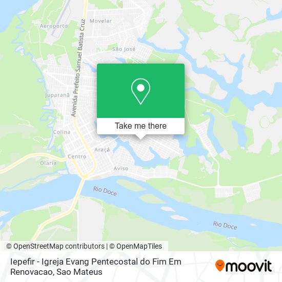 Iepefir - Igreja Evang Pentecostal do Fim Em Renovacao map