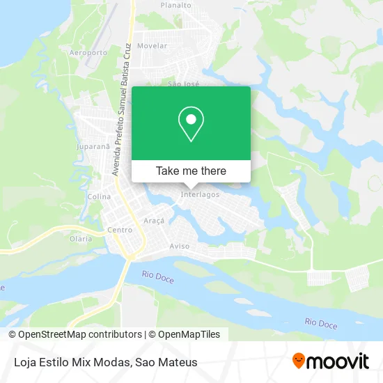 Loja Estilo Mix Modas map