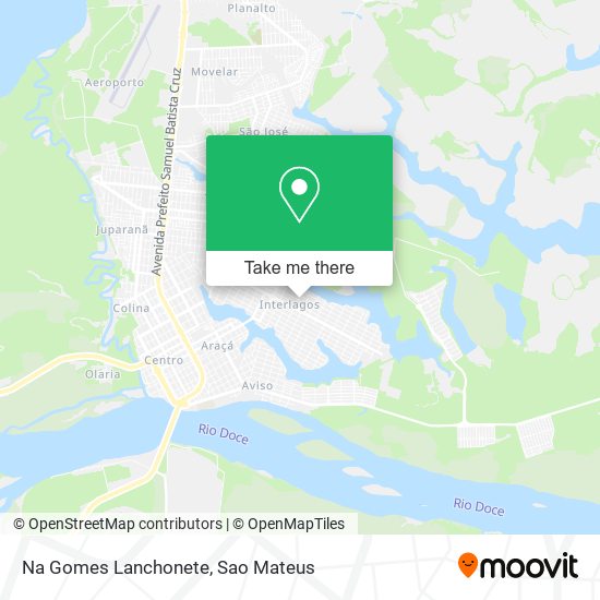 Na Gomes Lanchonete map