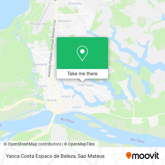 Yanca Costa Espaco de Beleza map