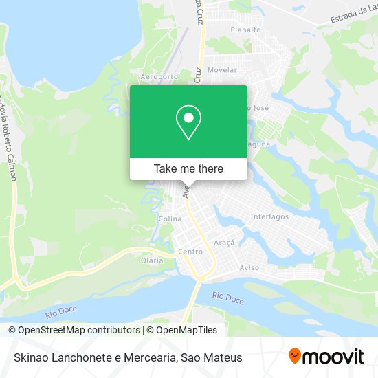 Skinao Lanchonete e Mercearia map