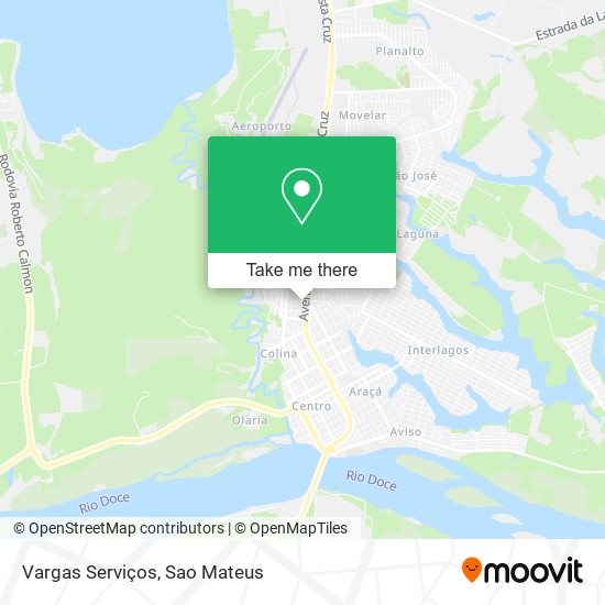 Vargas Serviços map
