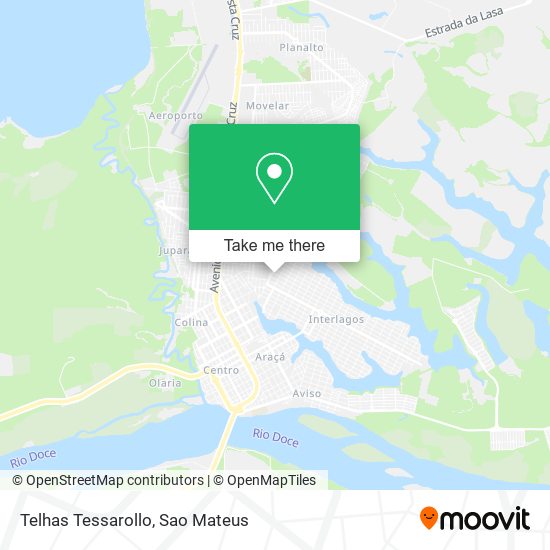 Telhas Tessarollo map