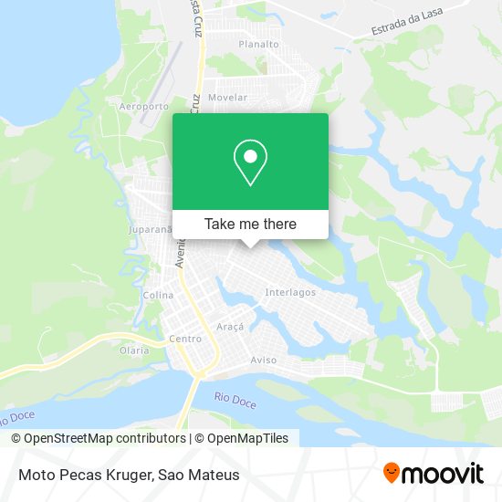 Moto Pecas Kruger map