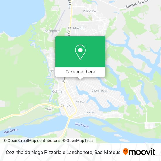 Cozinha da Nega Pizzaria e Lanchonete map