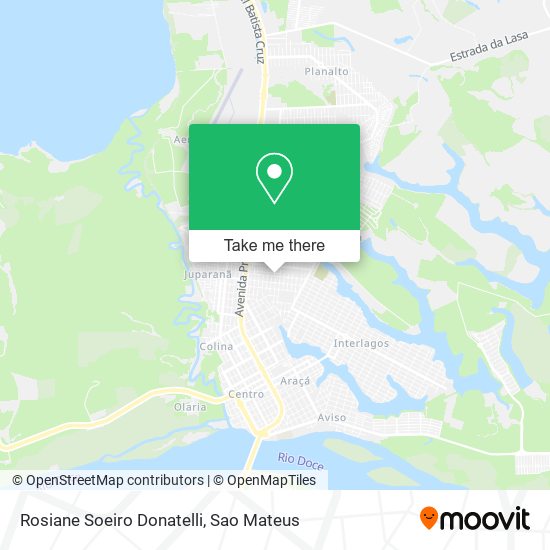Rosiane Soeiro Donatelli map
