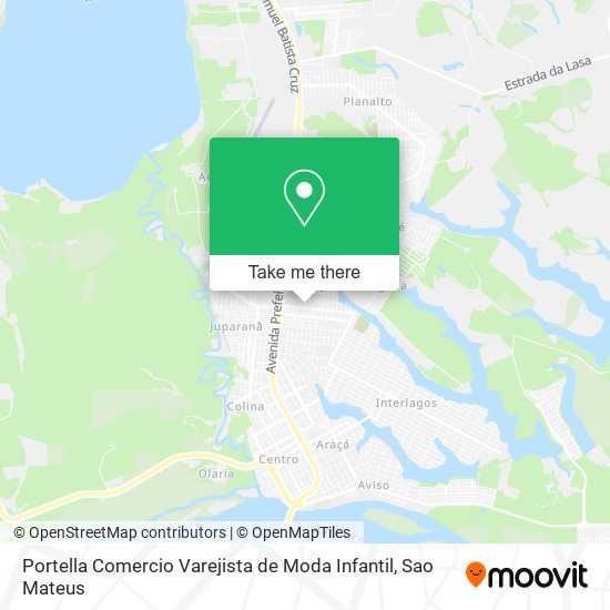 Portella Comercio Varejista de Moda Infantil map
