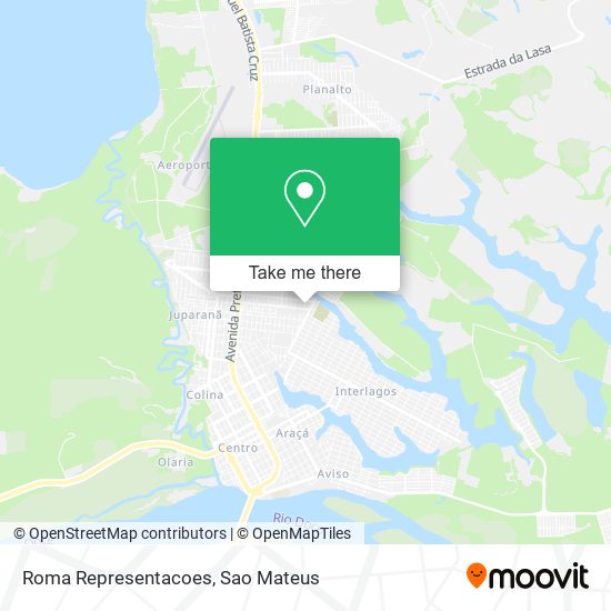 Roma Representacoes map