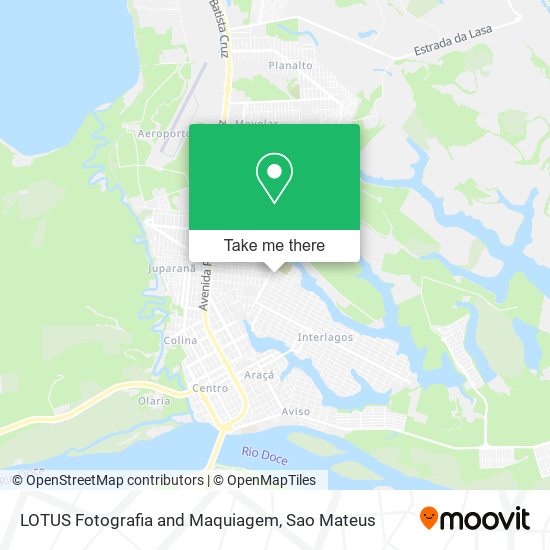 LOTUS Fotografia and Maquiagem map