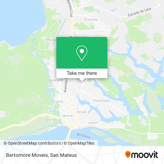Bertomore Moveis map