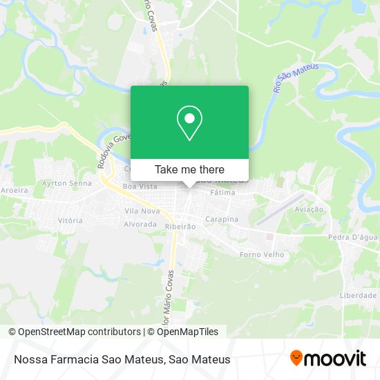 Nossa Farmacia Sao Mateus map