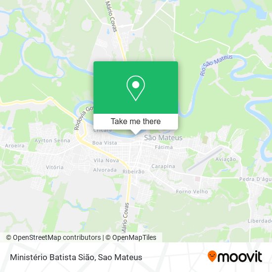 Ministério Batista Sião map
