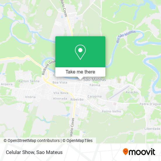 Celular Show map