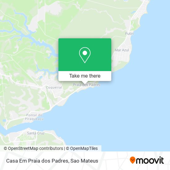 Casa Em Praia dos Padres map