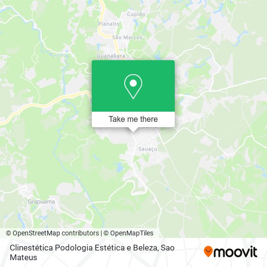 Clinestética Podologia Estética e Beleza map