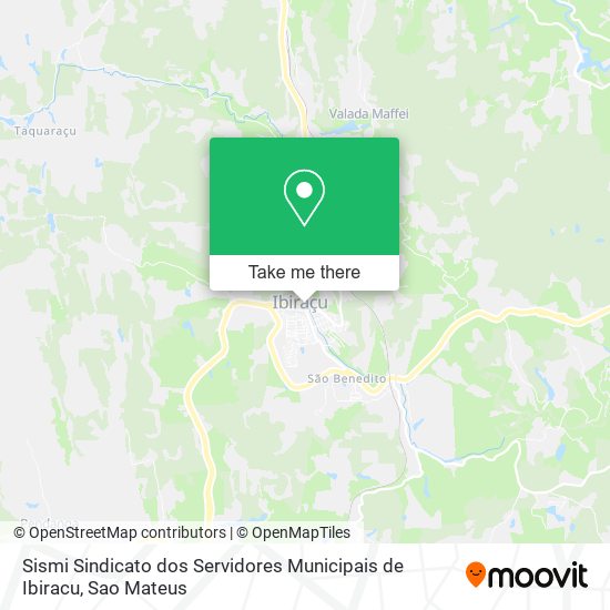 Mapa Sismi Sindicato dos Servidores Municipais de Ibiracu