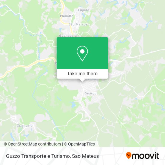 Guzzo Transporte e Turismo map