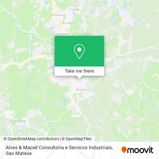 Mapa Alves & Maciel Consultoria e Servicos Industriais