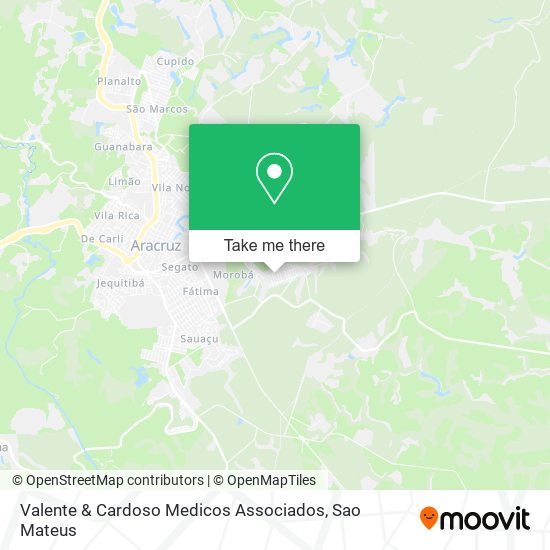 Valente & Cardoso Medicos Associados map