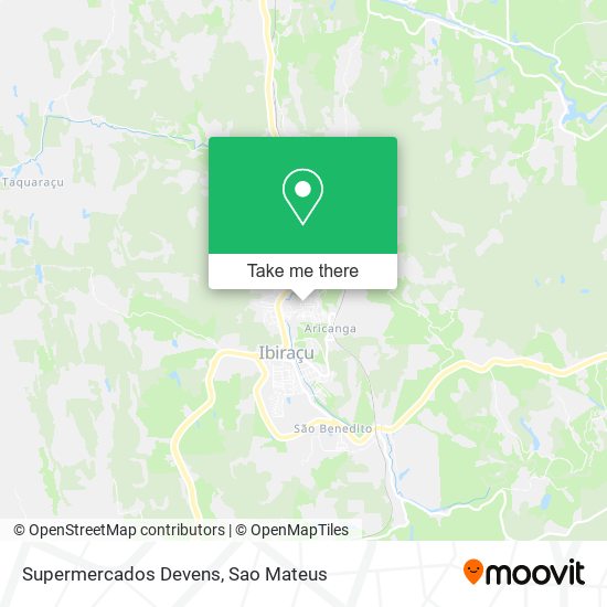 Supermercados Devens map