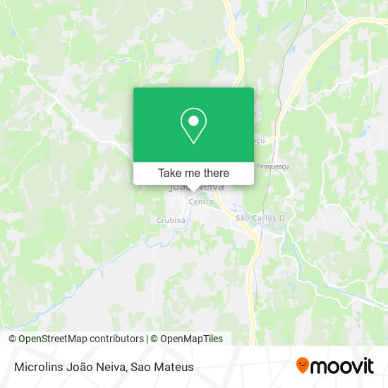 Microlins João Neiva map