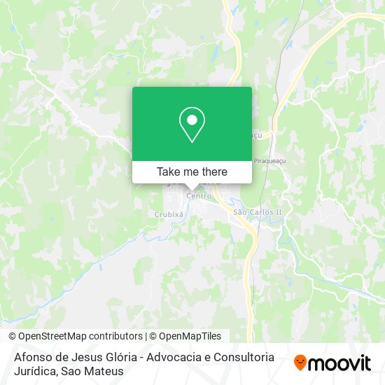Afonso de Jesus Glória - Advocacia e Consultoria Jurídica map