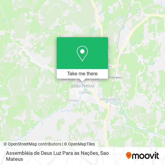 Assembléia de Deus Luz Para as Nações map