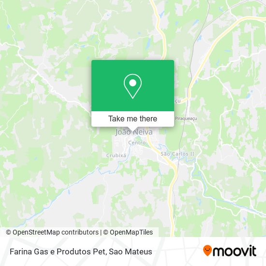 Farina Gas e Produtos Pet map