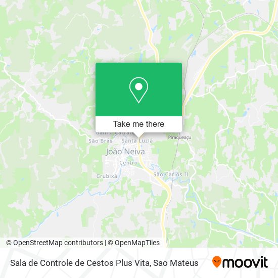 Sala de Controle de Cestos Plus Vita map