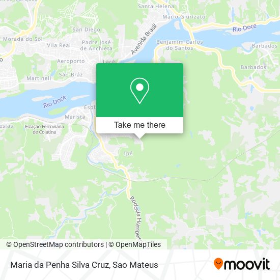 Maria da Penha Silva Cruz map