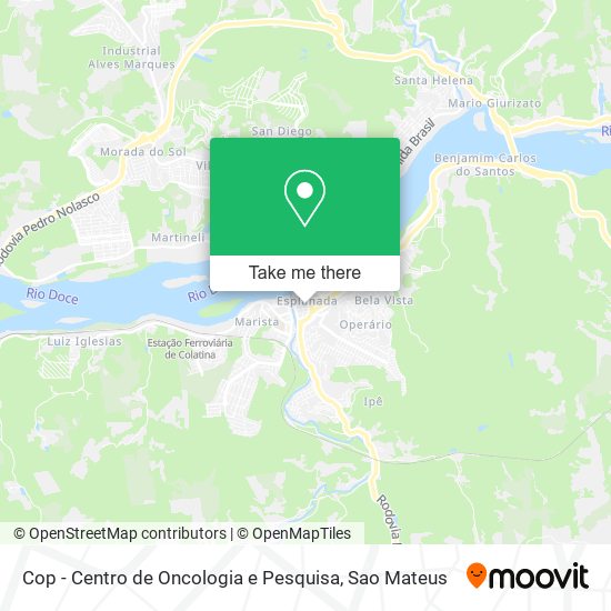Cop - Centro de Oncologia e Pesquisa map
