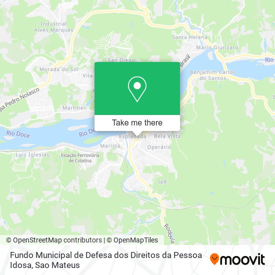 Fundo Municipal de Defesa dos Direitos da Pessoa Idosa map