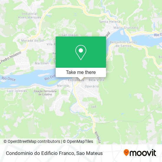 Condominio do Edificio Franco map