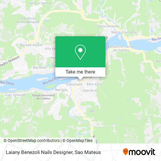 Laiany Benezoli Nails Designer map