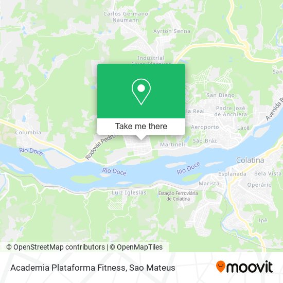 Academia Plataforma Fitness map