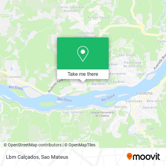 Lbm Calçados map