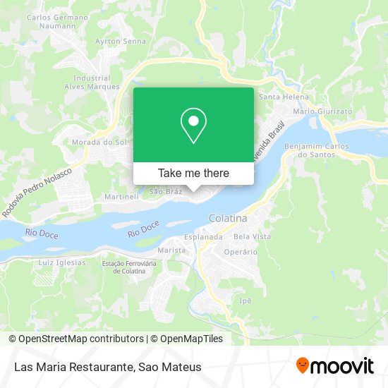 Las Maria Restaurante map