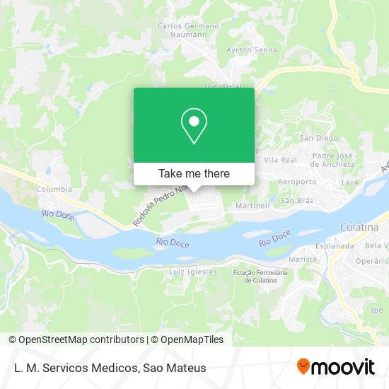 L. M. Servicos Medicos map
