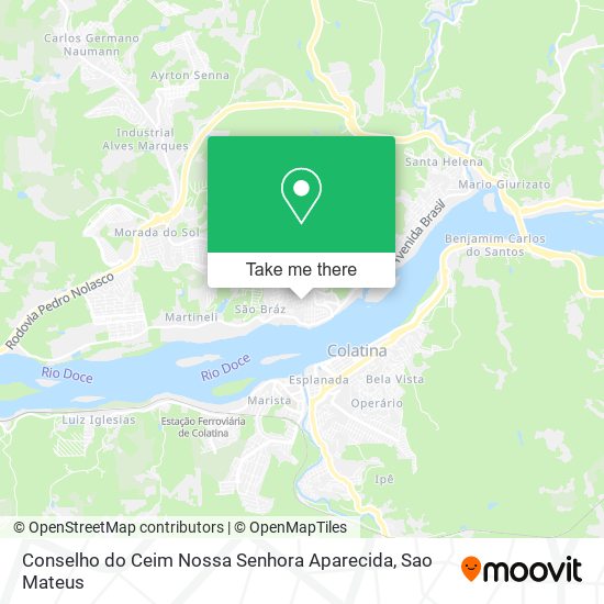 Conselho do Ceim Nossa Senhora Aparecida map