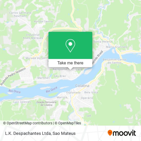 L.K. Despachantes Ltda map