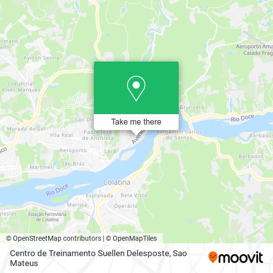 Centro de Treinamento Suellen Delesposte map
